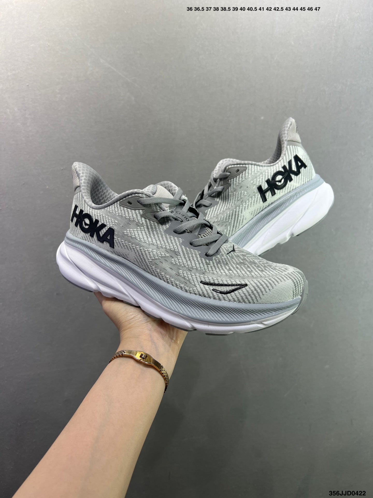 HOKA ONE ONE Clifton 9 Road Running Shoes-356JJD0422 -4