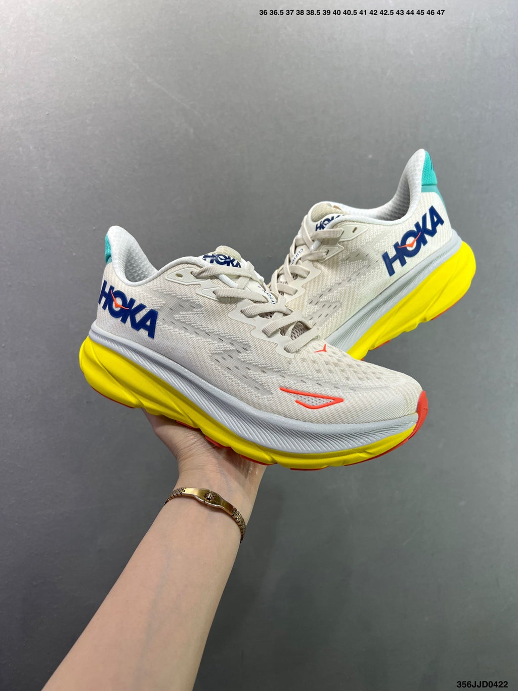 HOKA ONE ONE Clifton 9 Road Running Shoes-356JJD0422 -9