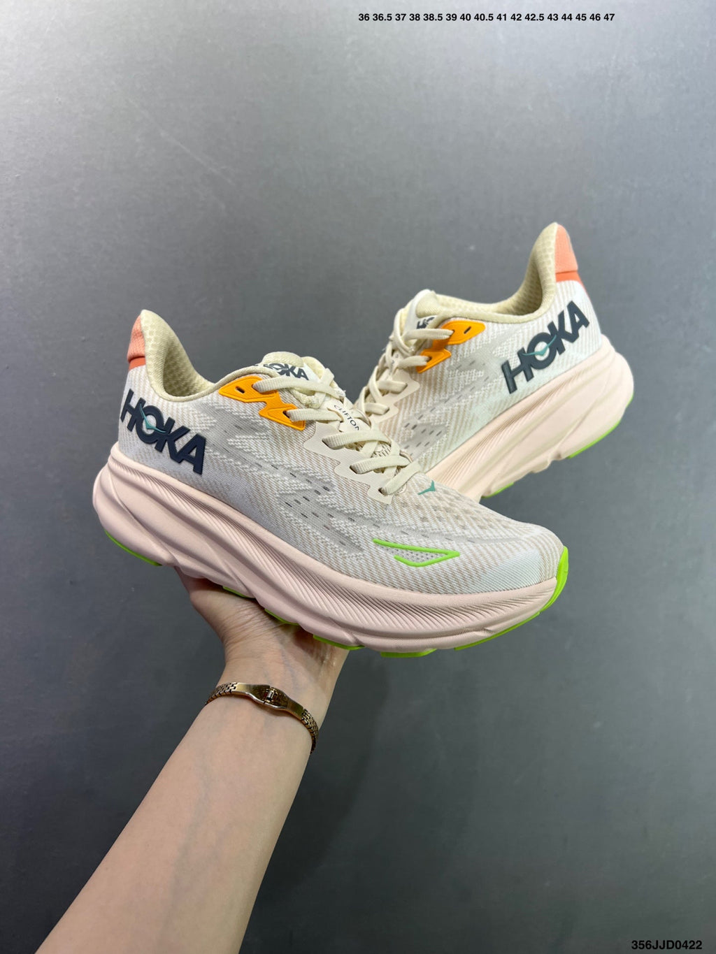 HOKA ONE ONE Clifton 9 Road Running Shoes-356JJD0422 -12