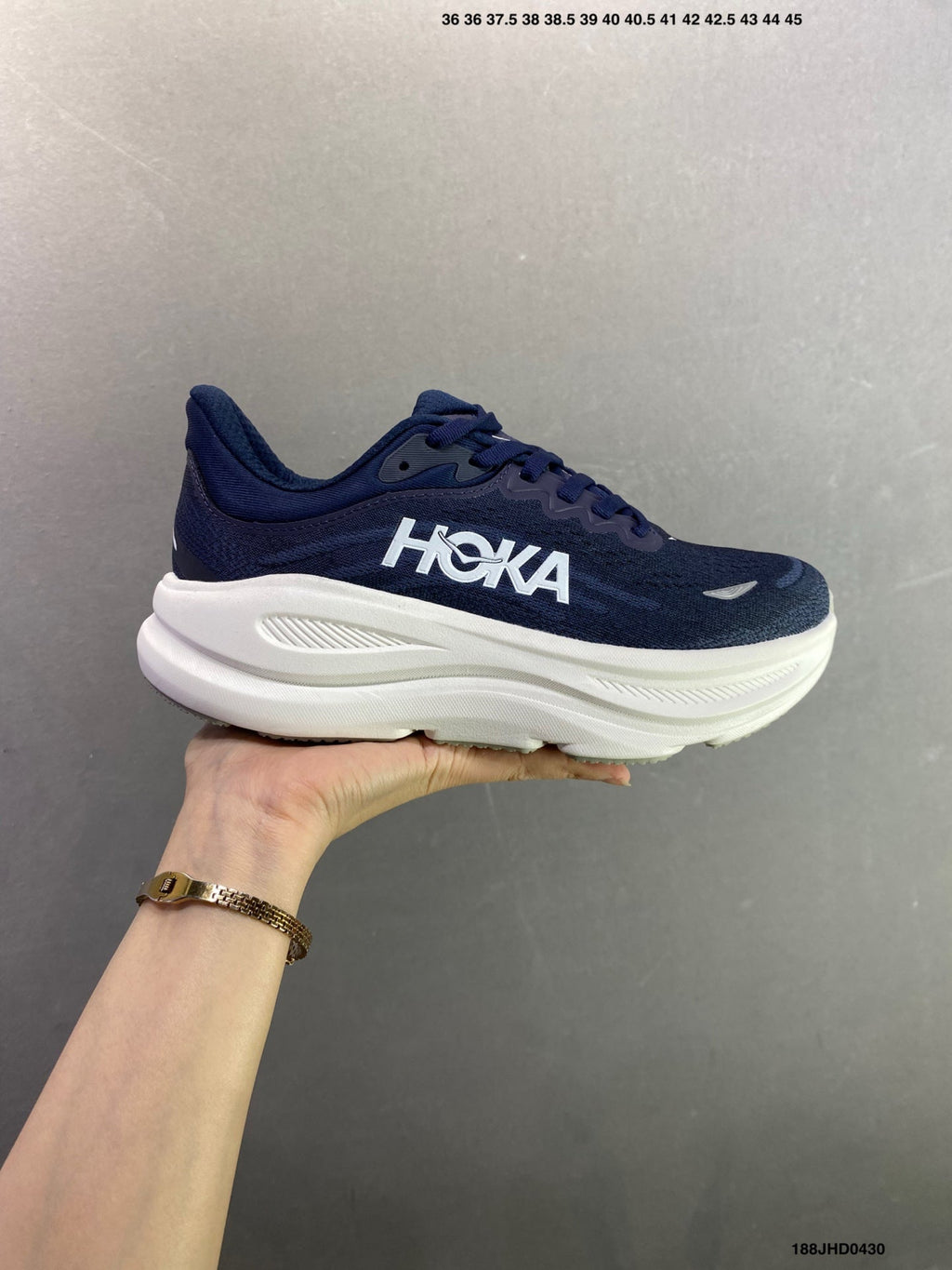 HOKA ONE ONE Bondi 9 Functional Cushioning Running Shoes--1162011/DNP