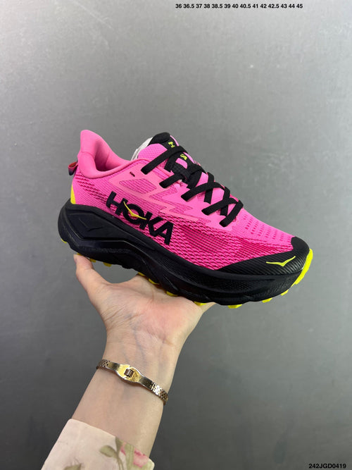 HOKA CHALLENGER 8 Lightweight Lace-Up Cushioning Non-Slip Wear-Resistant Low-Top Running Shoes--1168716/JDT-3