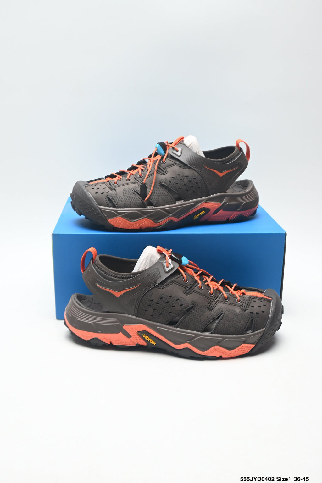 HOKA ONE ONE VIBRAM TOR TRAFA Mountain Creek Crossing Shoes--1016311