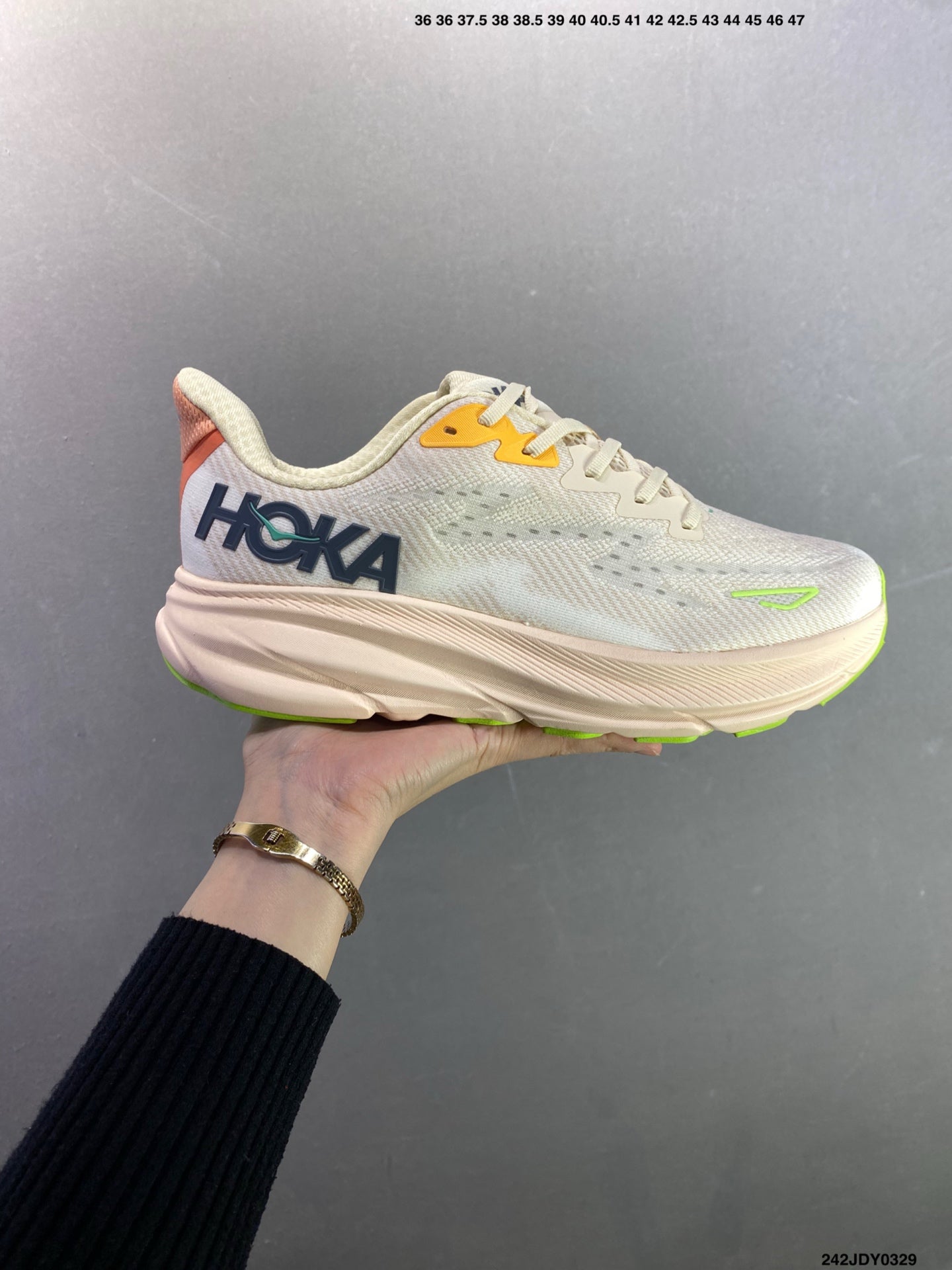 HOKA M CLIFTON 9 New Colorway Mesh Breathable Road Running Shoes--1127896