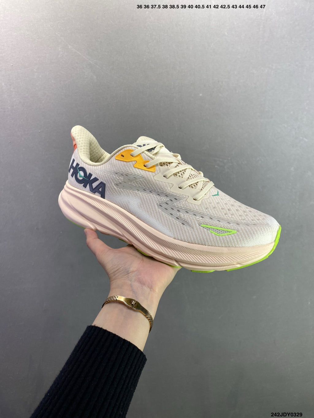 HOKA M CLIFTON 9 New Colorway Mesh Breathable Road Running Shoes--1127896