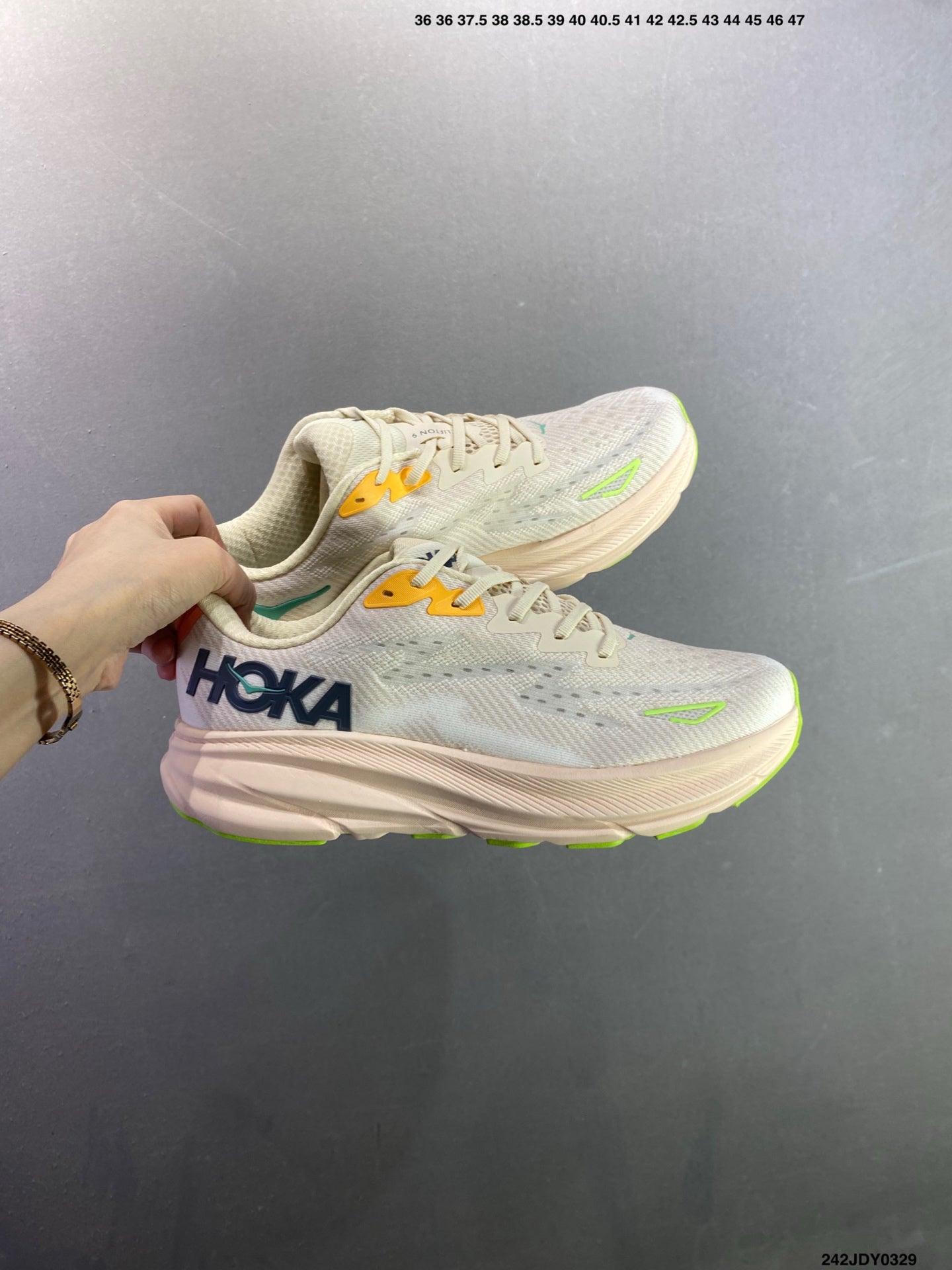 HOKA M CLIFTON 9 New Colorway Mesh Breathable Road Running Shoes--1127896