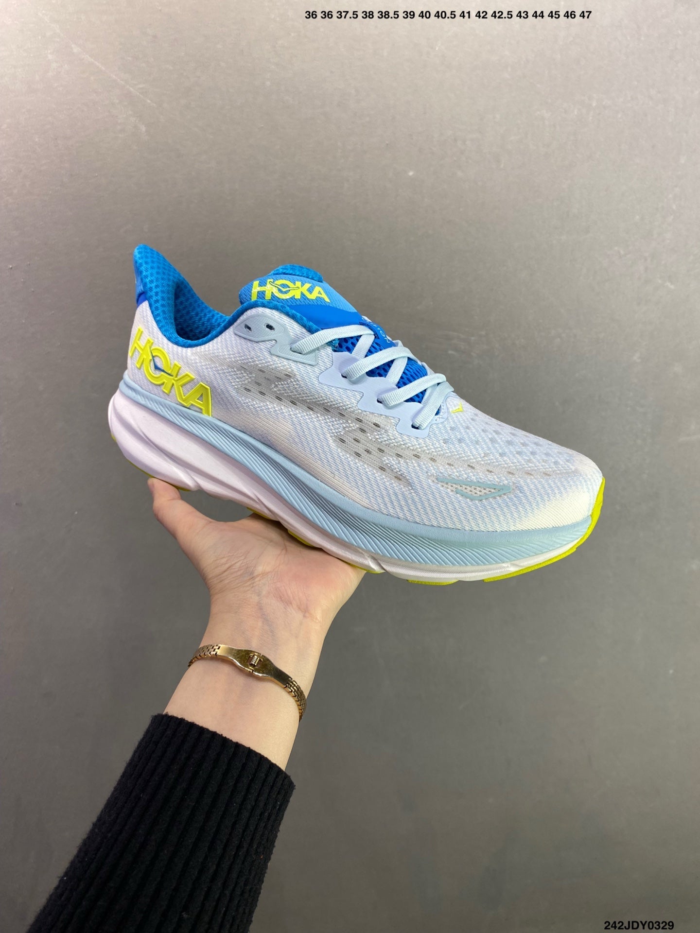 HOKA M CLIFTON 9 New Colorway Mesh Breathable Road Running Shoes--1127896 -1