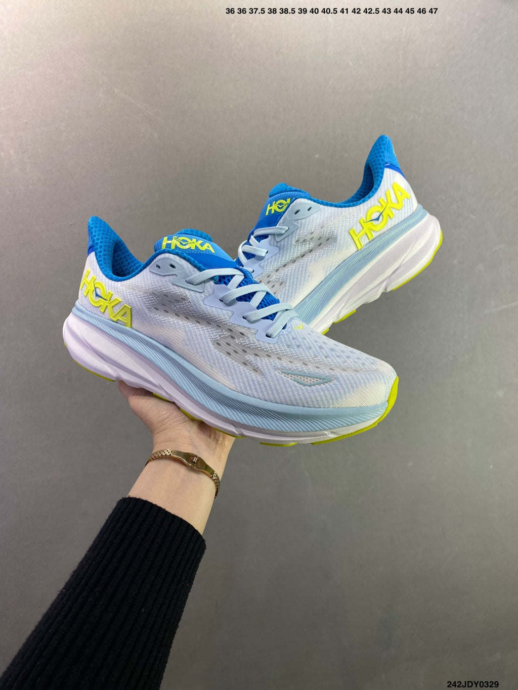HOKA M CLIFTON 9 New Colorway Mesh Breathable Road Running Shoes--1127896 -1