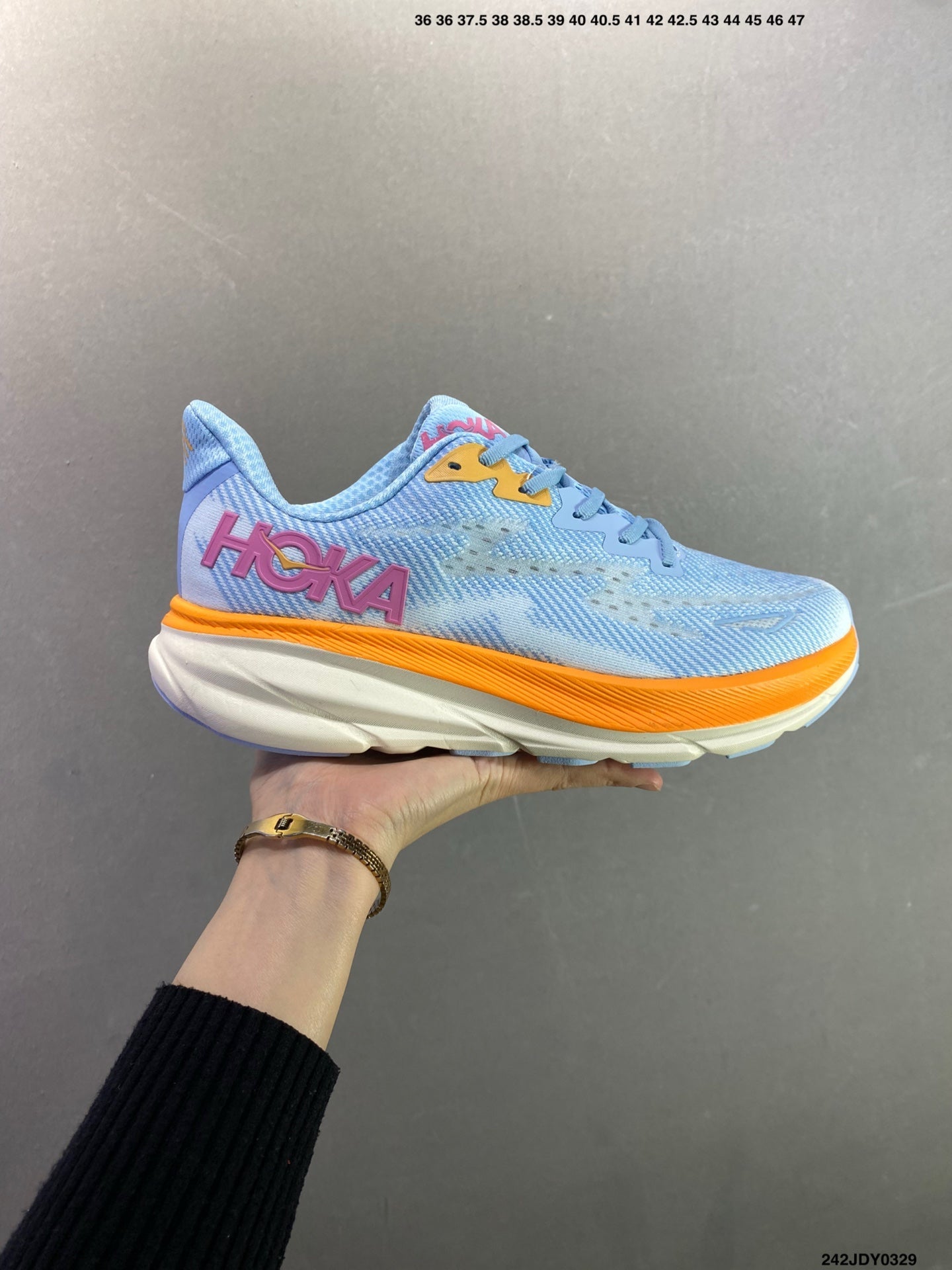 HOKA M CLIFTON 9 New Colorway Mesh Breathable Road Running Shoes--1127896 -4