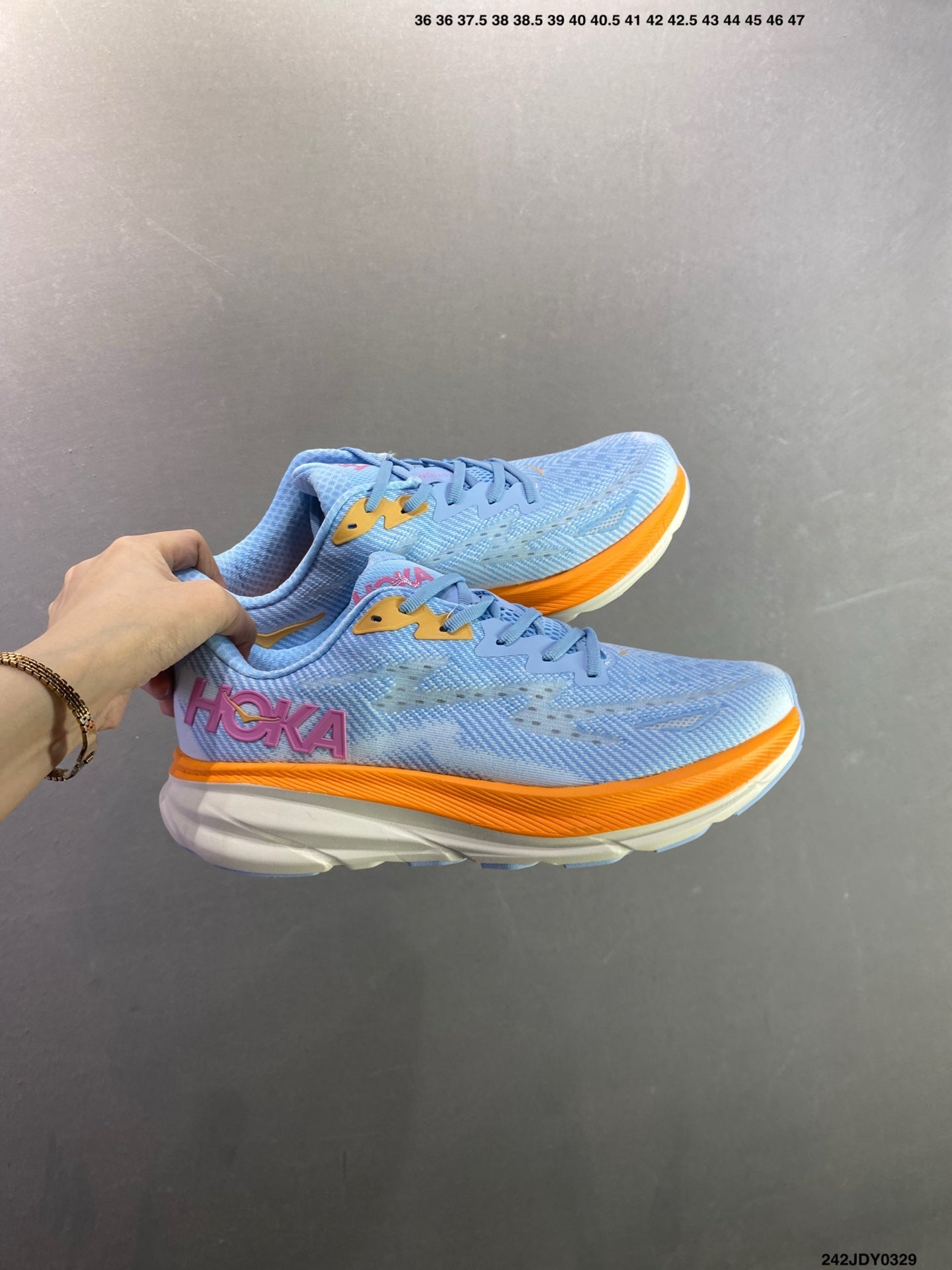 HOKA M CLIFTON 9 New Colorway Mesh Breathable Road Running Shoes--1127896 -4