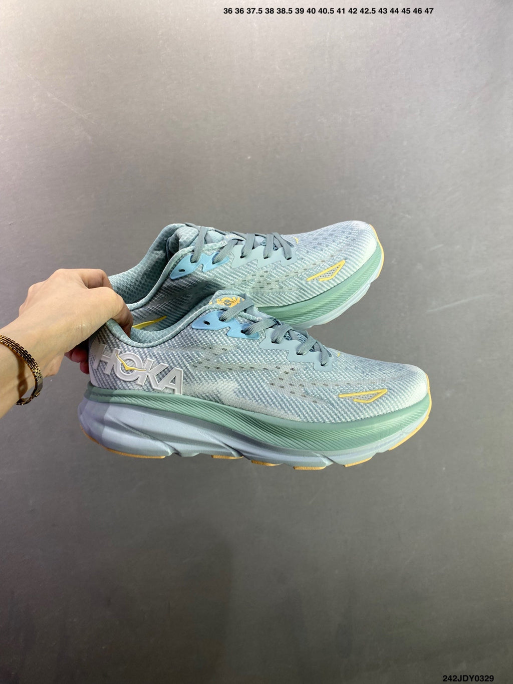 HOKA M CLIFTON 9 New Colorway Mesh Breathable Road Running Shoes--1127896 -6