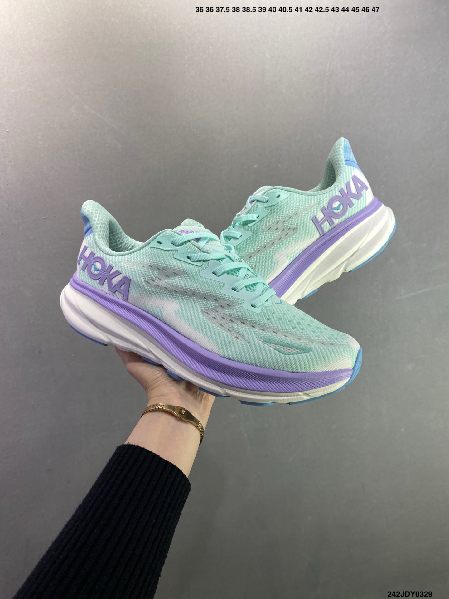 HOKA M CLIFTON 9 New Colorway Mesh Breathable Road Running Shoes--1127896 -7