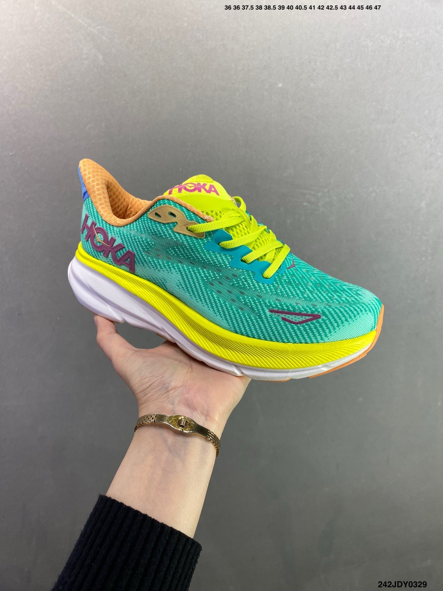 HOKA M CLIFTON 9 New Colorway Mesh Breathable Road Running Shoes--1127896 -12