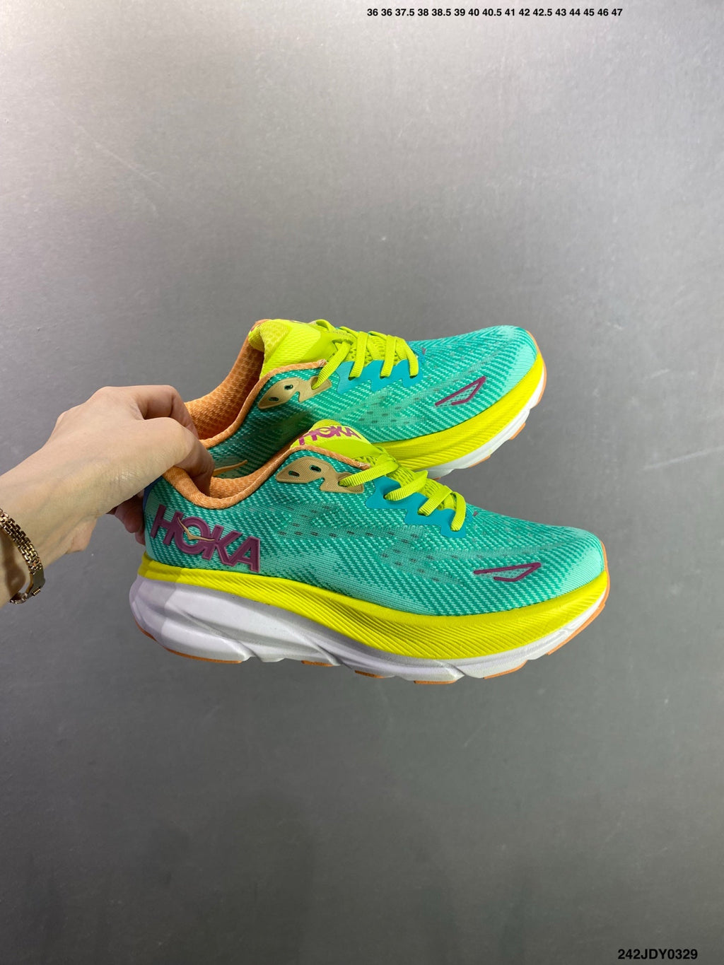 HOKA M CLIFTON 9 New Colorway Mesh Breathable Road Running Shoes--1127896 -12