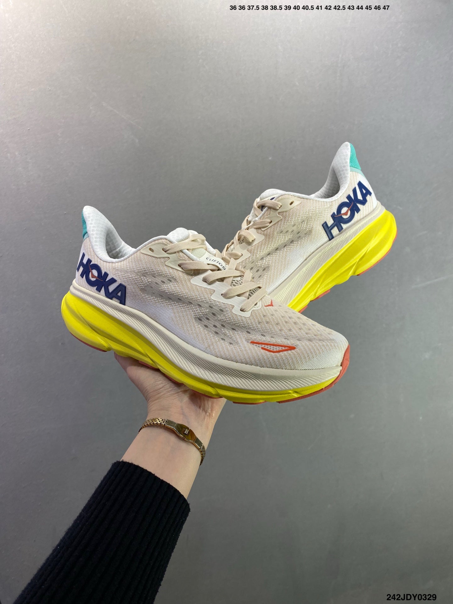 HOKA M CLIFTON 9 New Colorway Mesh Breathable Road Running Shoes--1127896 -13