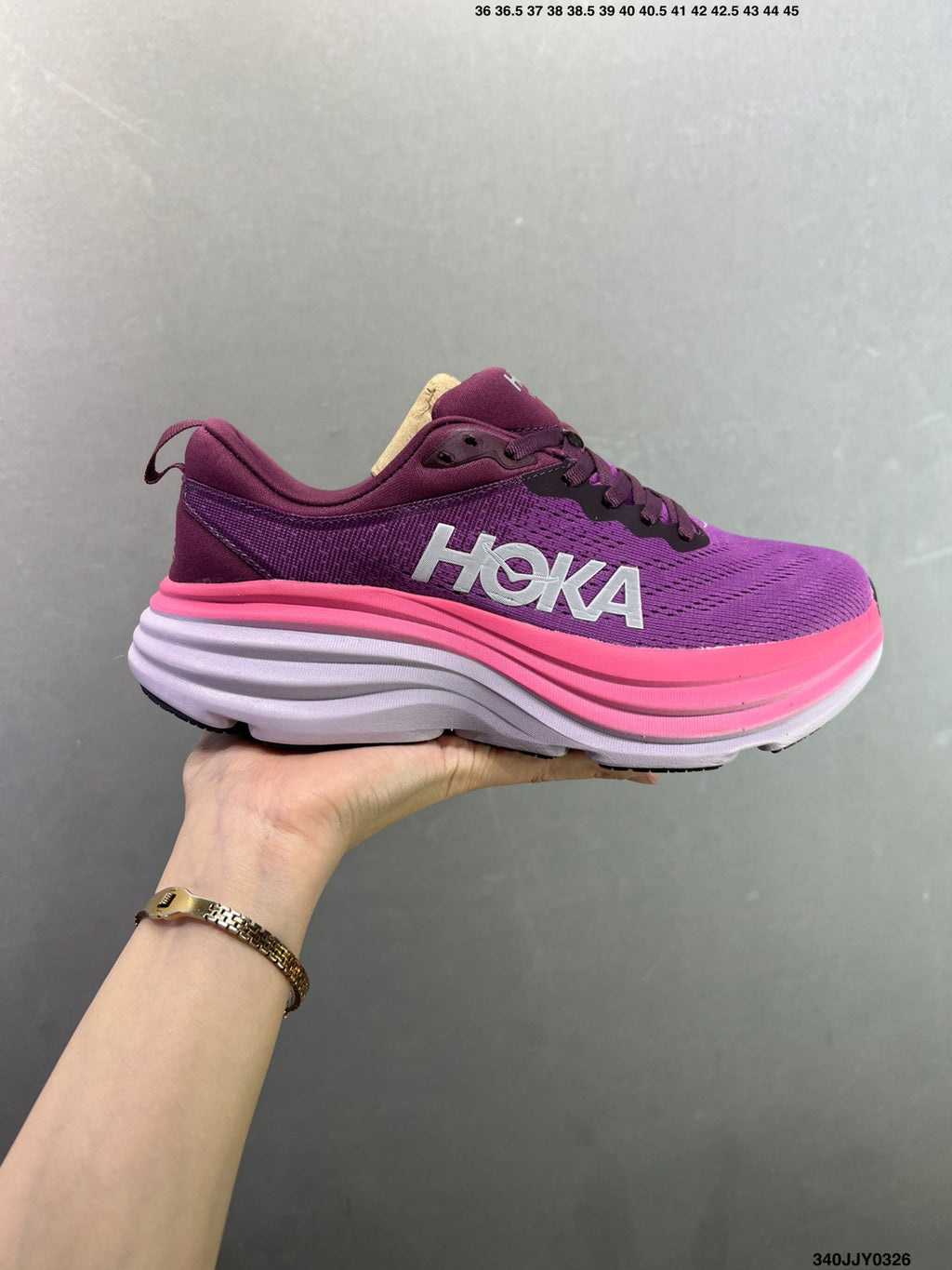 HOKA ONE ONE Bondi 8 Low Thick Sole Lightweight Casual Running Shoes --1127953