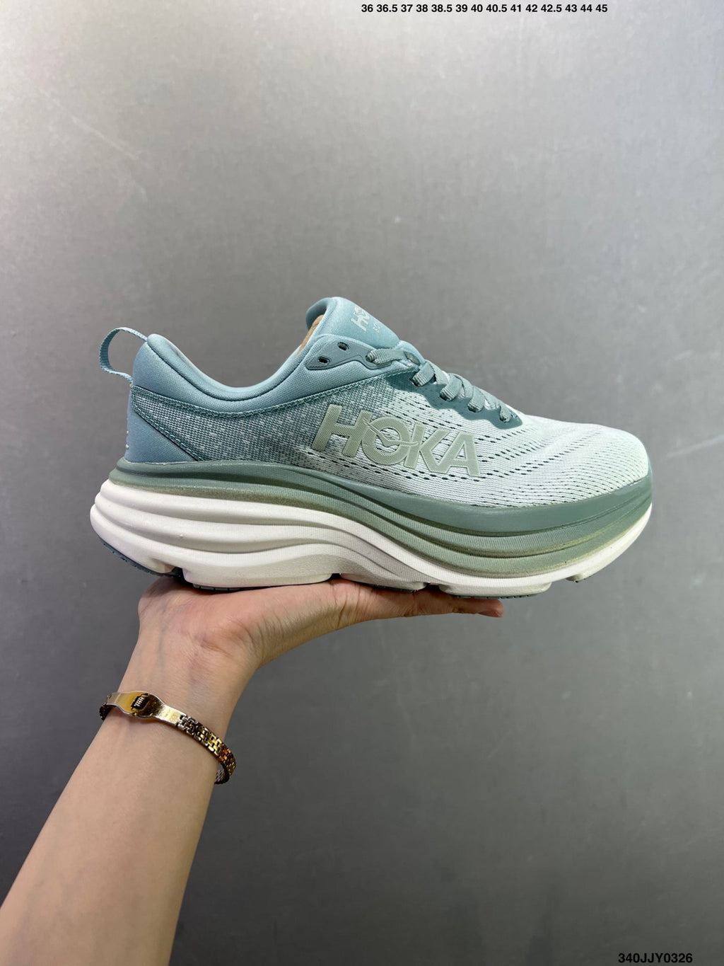 HOKA ONE ONE Bondi 8 Low Thick Sole Lightweight Casual Running Shoes --1127953 -1