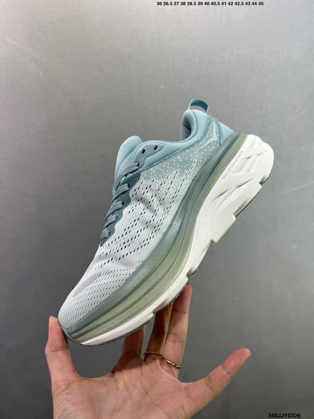HOKA ONE ONE Bondi 8 Low Thick Sole Lightweight Casual Running Shoes --1127953 -1