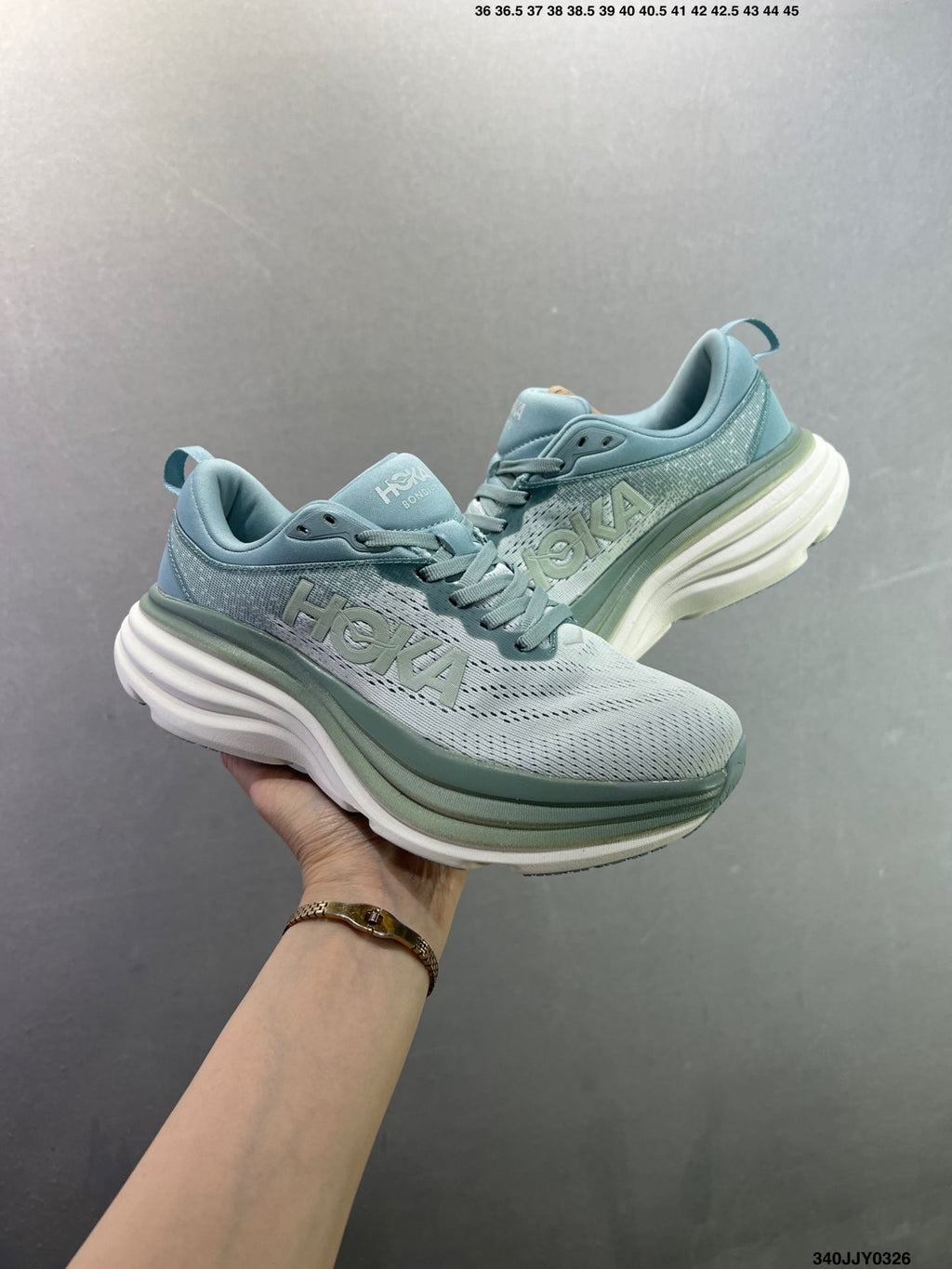 HOKA ONE ONE Bondi 8 Low Thick Sole Lightweight Casual Running Shoes --1127953 -1