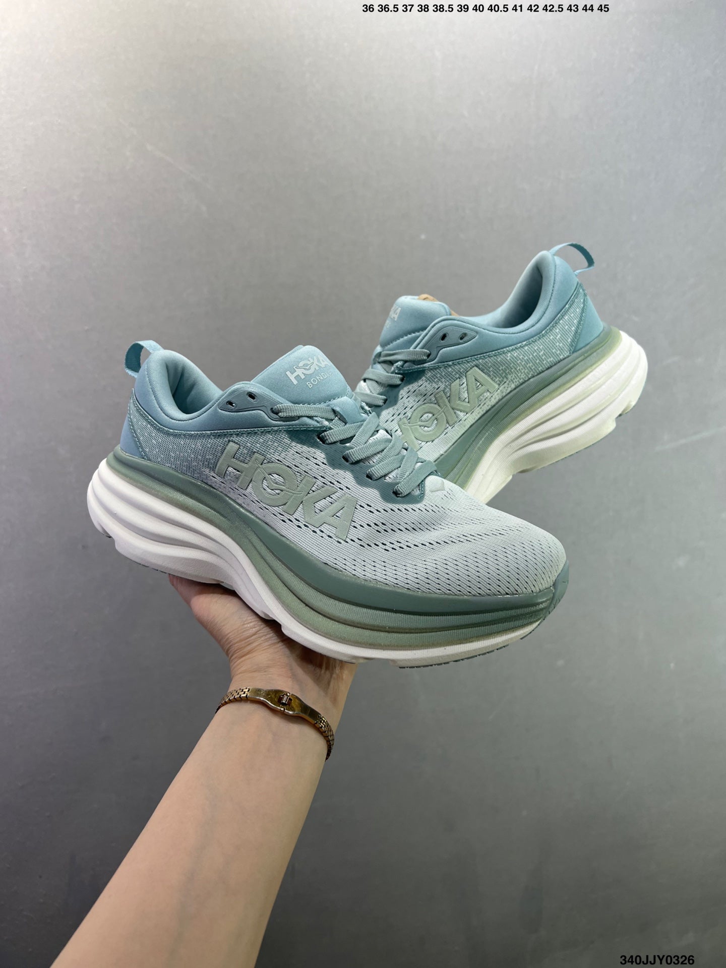HOKA ONE ONE Bondi 8 Low Thick Sole Lightweight Casual Running Shoes --1127953 -1