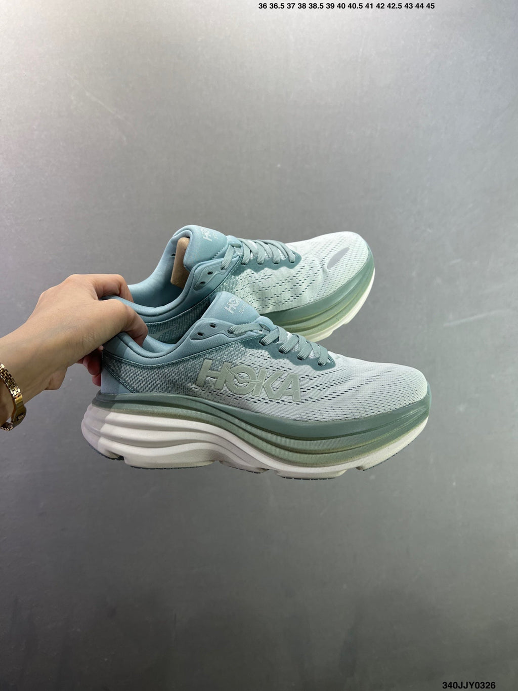 HOKA ONE ONE Bondi 8 Low Thick Sole Lightweight Casual Running Shoes --1127953 -1