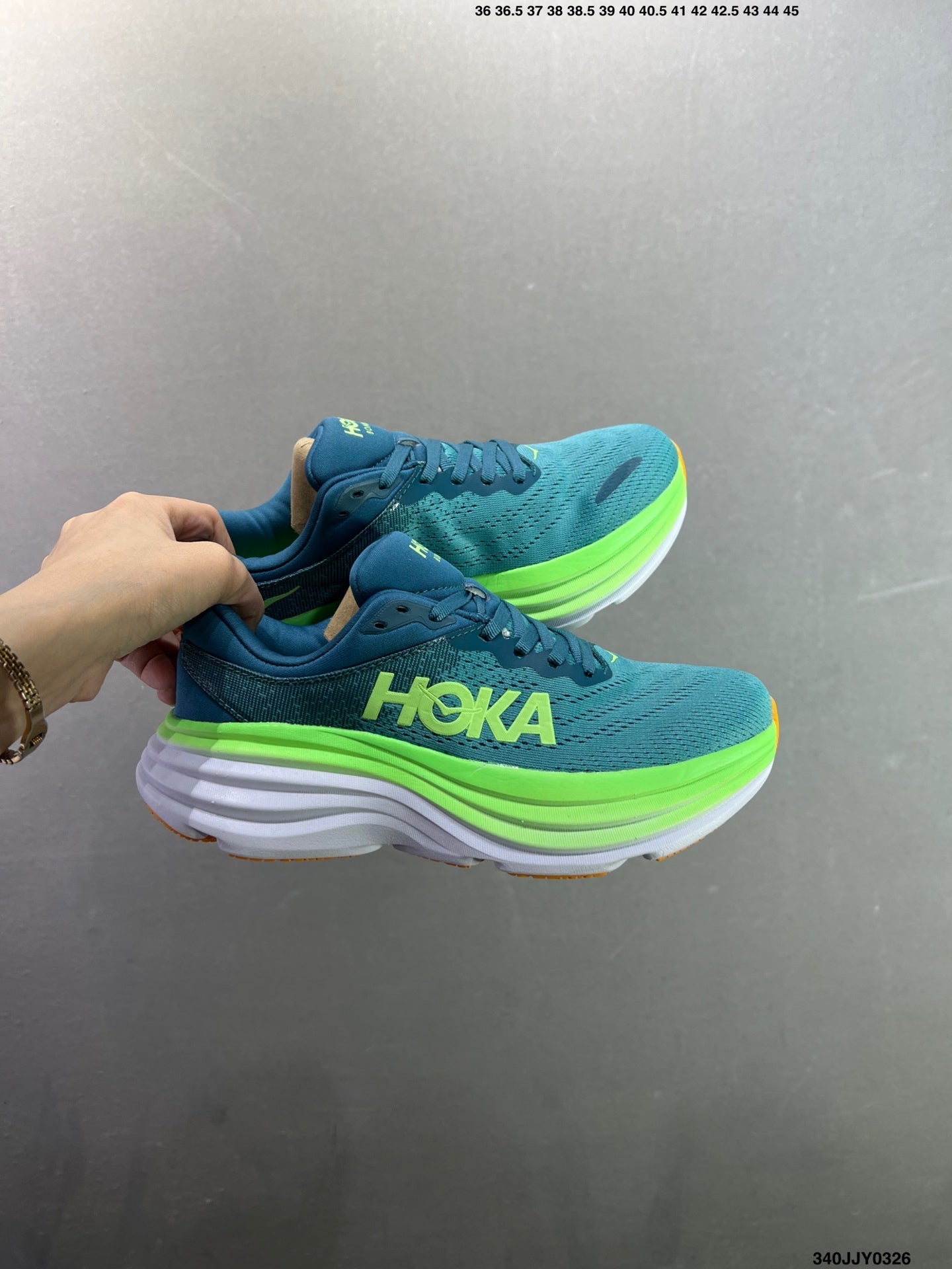 HOKA ONE ONE Bondi 8 Low Thick Sole Lightweight Casual Running Shoes --1127953 -3