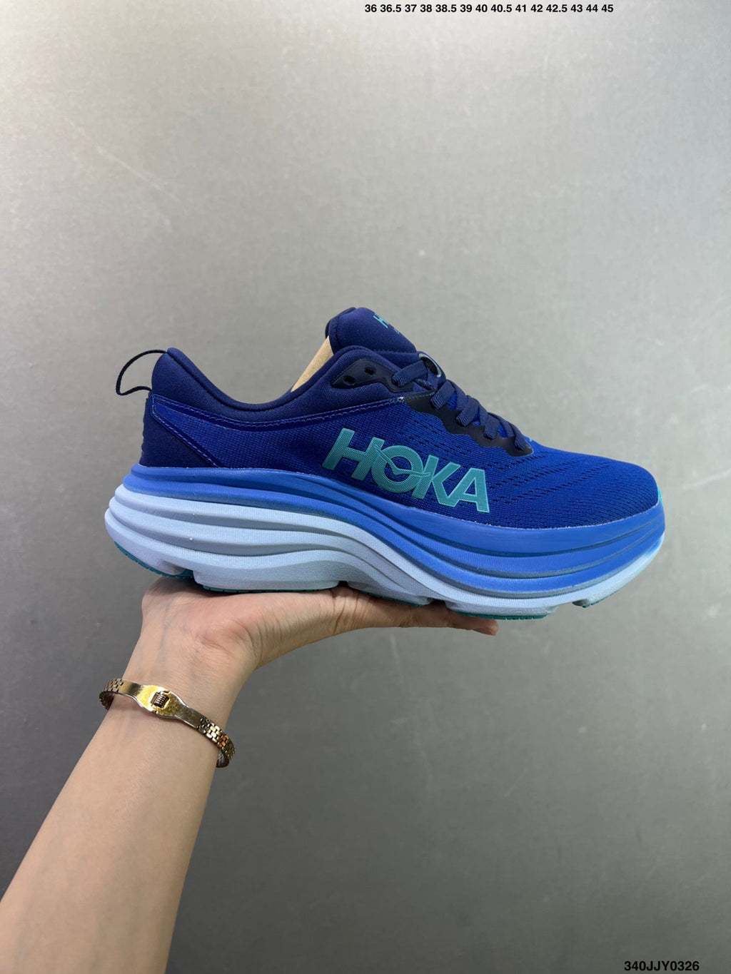 HOKA ONE ONE Bondi 8 Low Thick Sole Lightweight Casual Running Shoes --1127953 -4