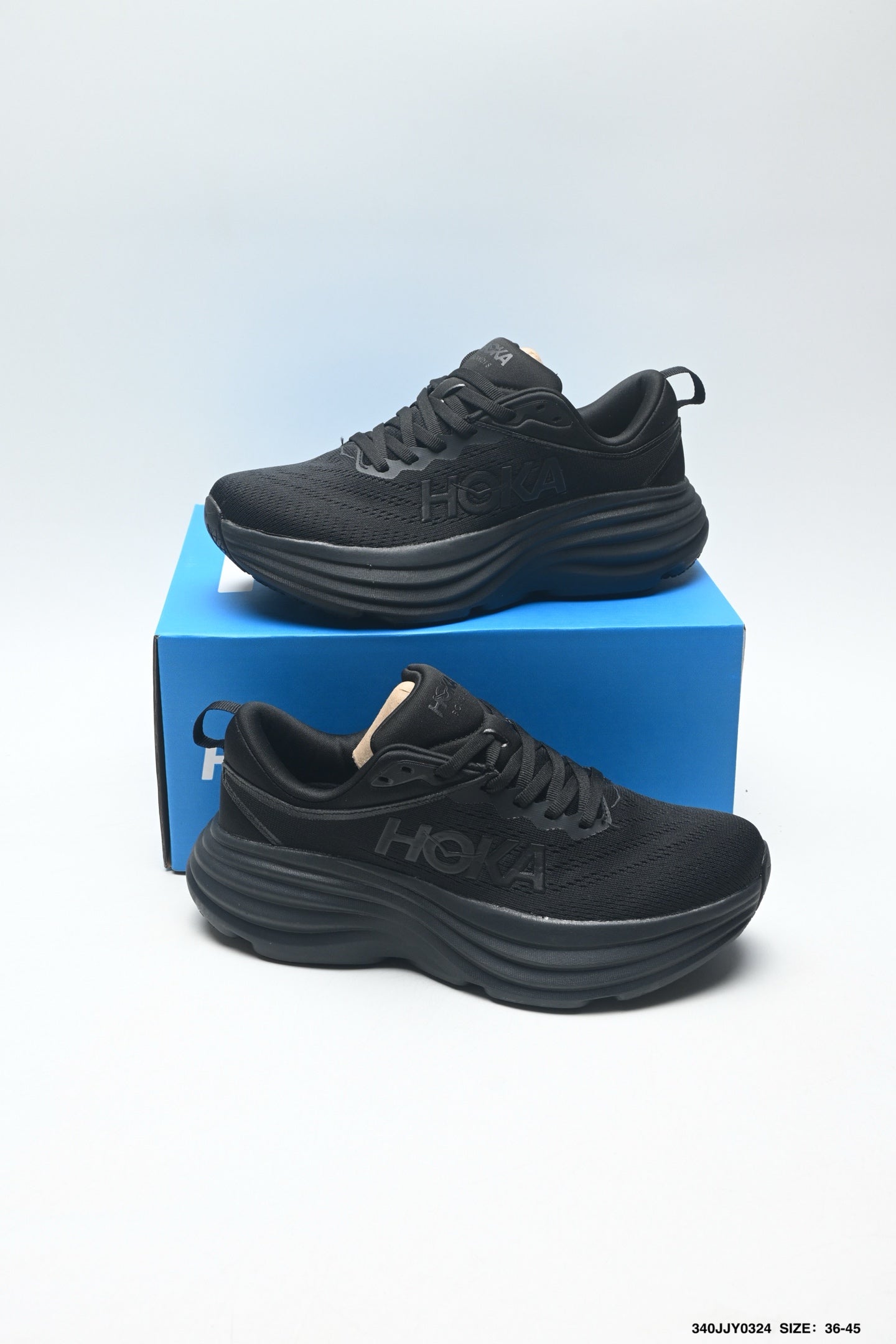 HOKA ONE ONE Bondi 8 Low Thick Sole Lightweight Casual Running Shoes --1127953 -6