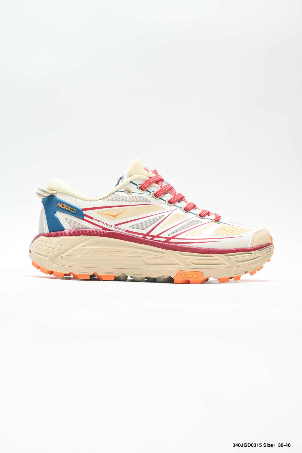 HOKA ONE ONE Mafate Speed 2 Low Lightweight Low-Top Outdoor Trail Running Shoes--1126851 -3
